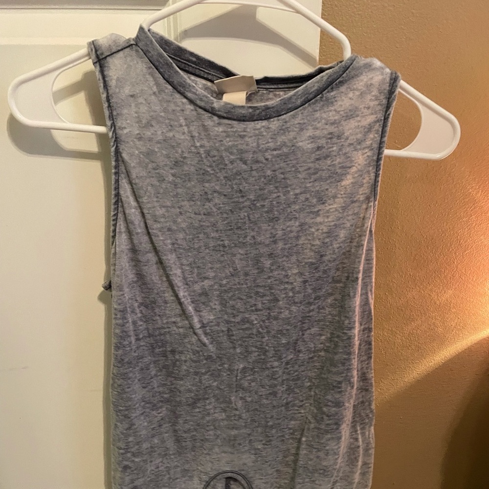 BLUE ACID WASH TANK TOP